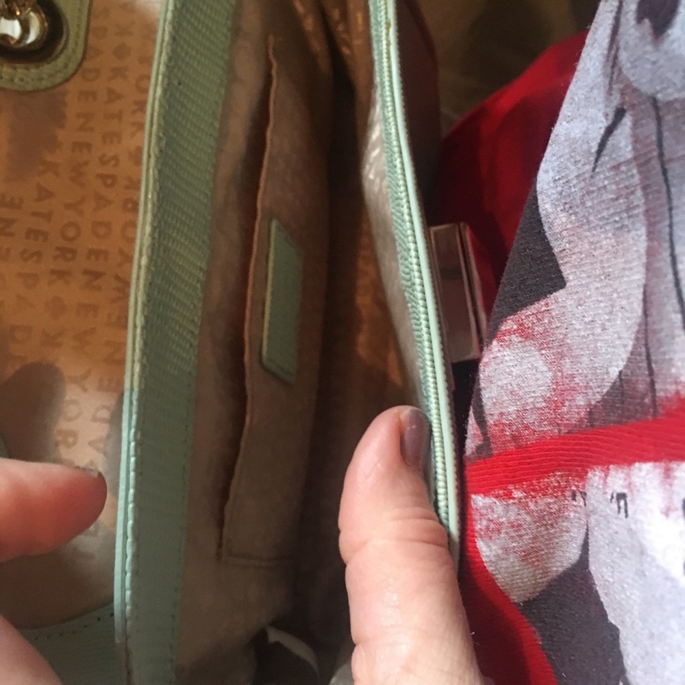 New Kate spade mint green bag w/duster - Picture 5 of 7